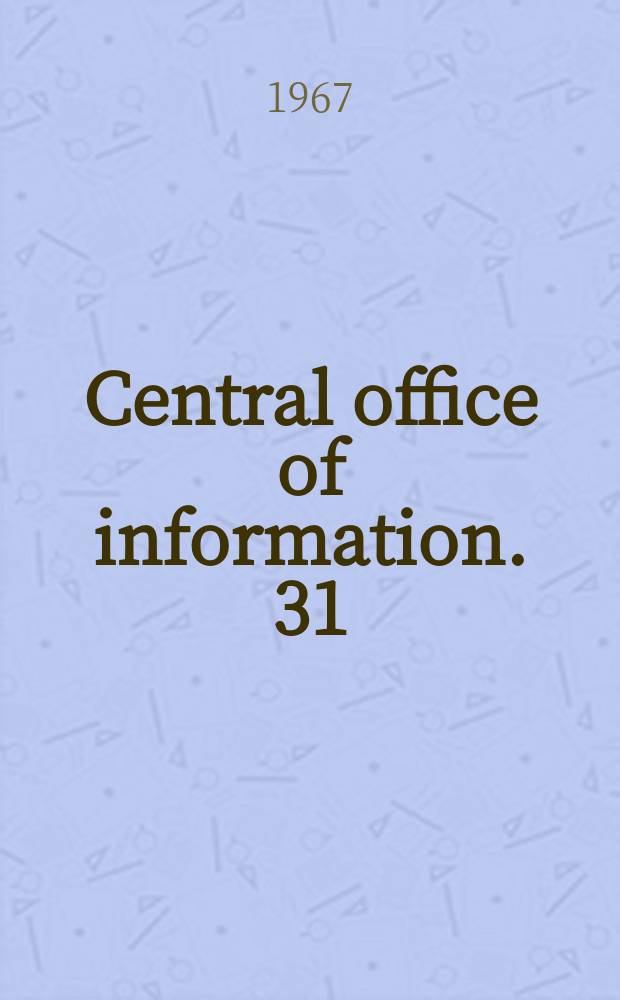 Central office of information. 31 : Labour relations and conditions of work in Britain