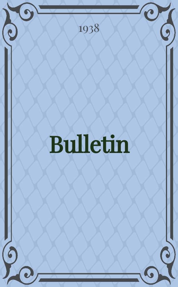Bulletin