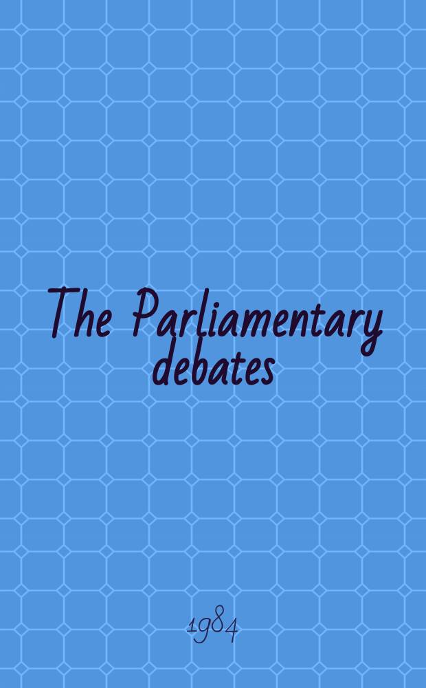 The Parliamentary debates (Hansard) : Official report ... of the ...Parliament of the United Kingdom of Great Britain and Northern Ireland. Vol.55, February27 - March9