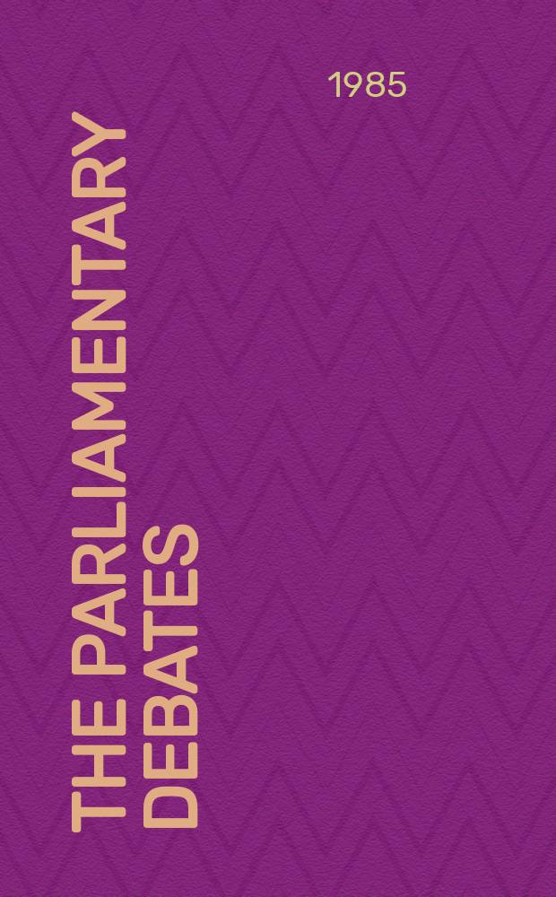 The Parliamentary debates (Hansard) : Official report ... of the ...Parliament of the United Kingdom of Great Britain and Northern Ireland. Vol.75, March11 - March22