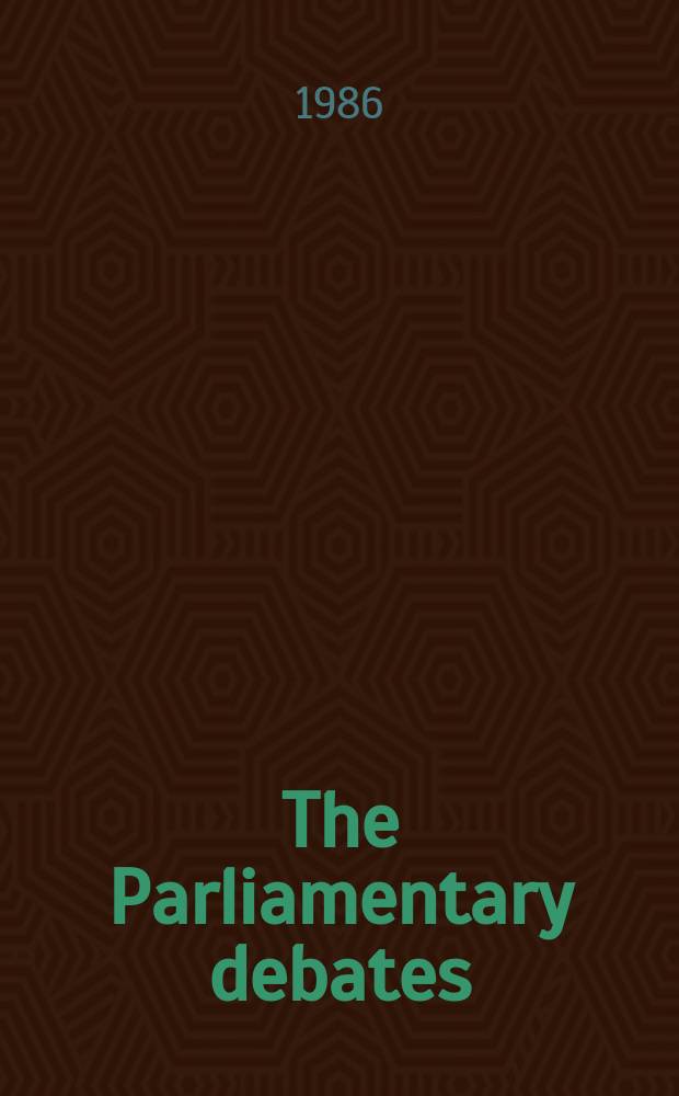 The Parliamentary debates (Hansard) : Official report ... of the ...Parliament of the United Kingdom of Great Britain and Northern Ireland. Vol.93, March3 - March14