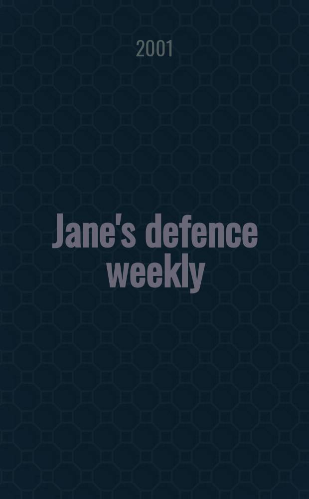 Jane's defence weekly : An intern. Thomson publ. Vol.35, №1
