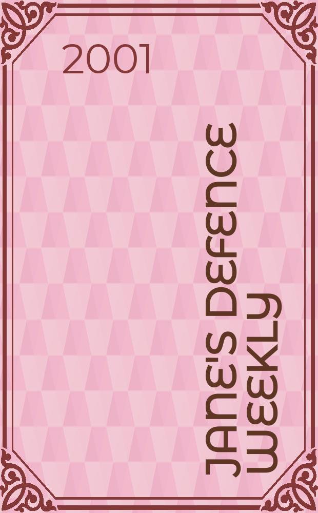 Jane's defence weekly : An intern. Thomson publ. Vol.35, №13