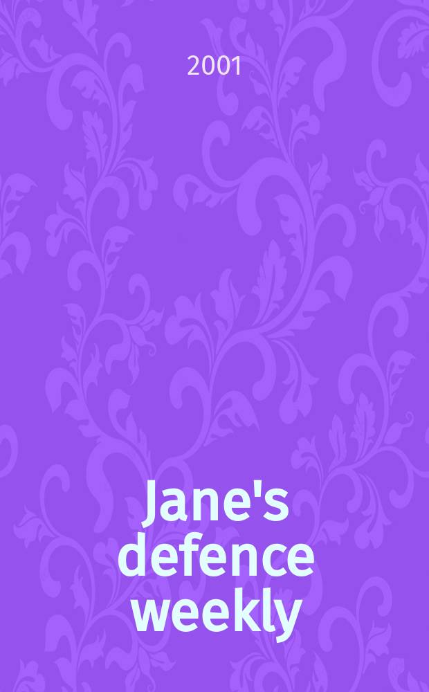 Jane's defence weekly : An intern. Thomson publ. Vol.35, №15
