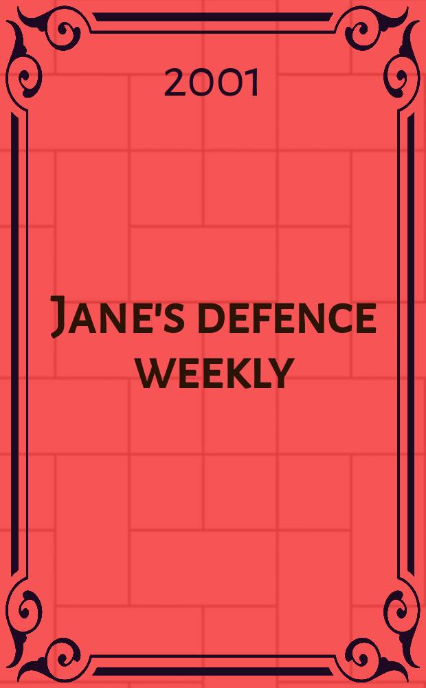 Jane's defence weekly : An intern. Thomson publ. Vol.35, №18