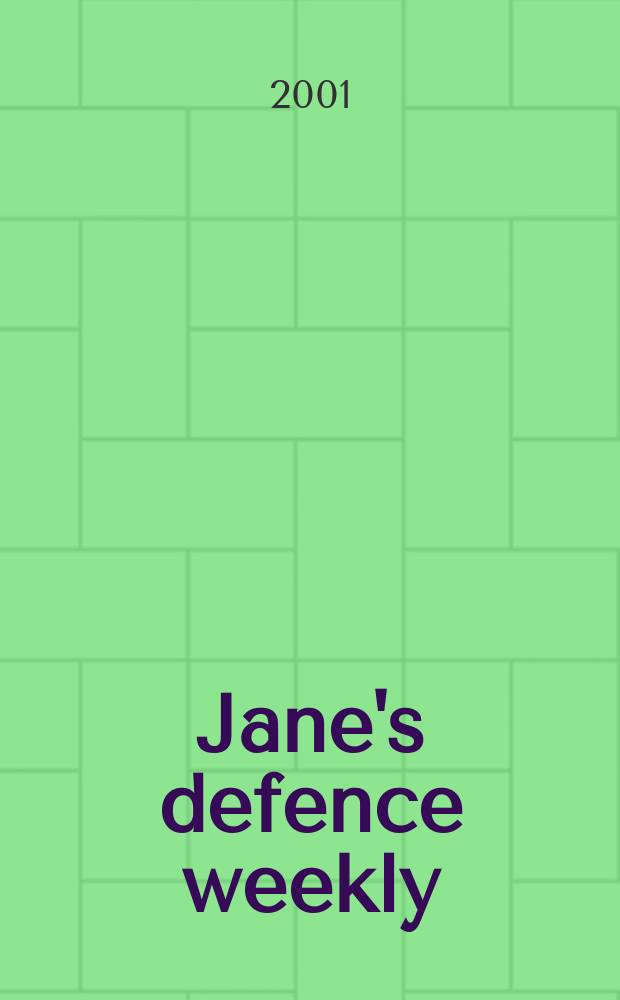 Jane's defence weekly : An intern. Thomson publ. Vol.36, №5