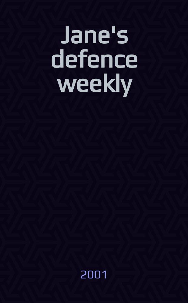 Jane's defence weekly : An intern. Thomson publ. Vol.36, №8