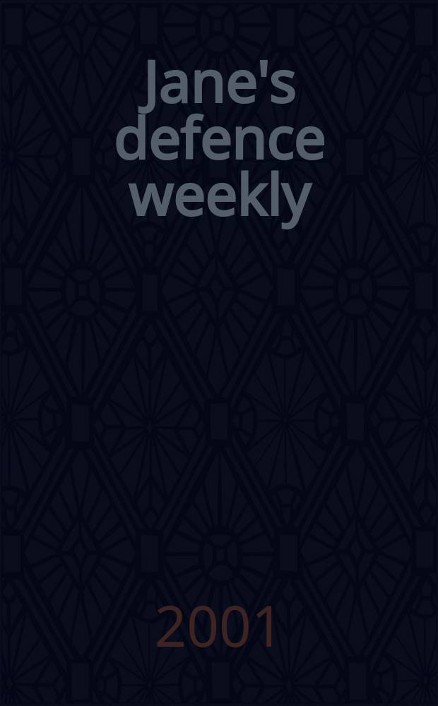 Jane's defence weekly : An intern. Thomson publ. Vol.36, №10