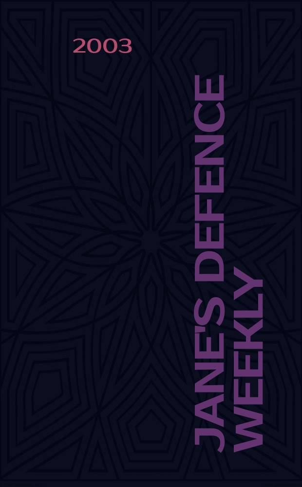 Jane's defence weekly : An intern. Thomson publ. Vol.40, №13