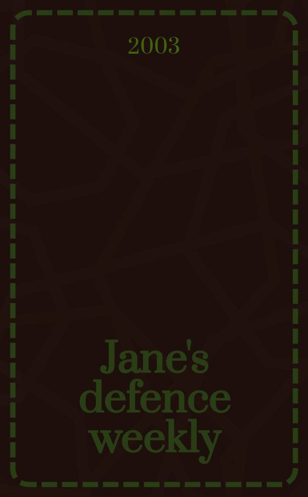 Jane's defence weekly : An intern. Thomson publ. Vol.40, №23