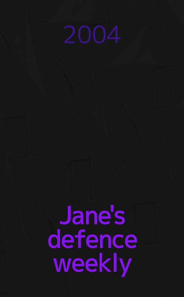 Jane's defence weekly : An intern. Thomson publ. Vol.41, №23