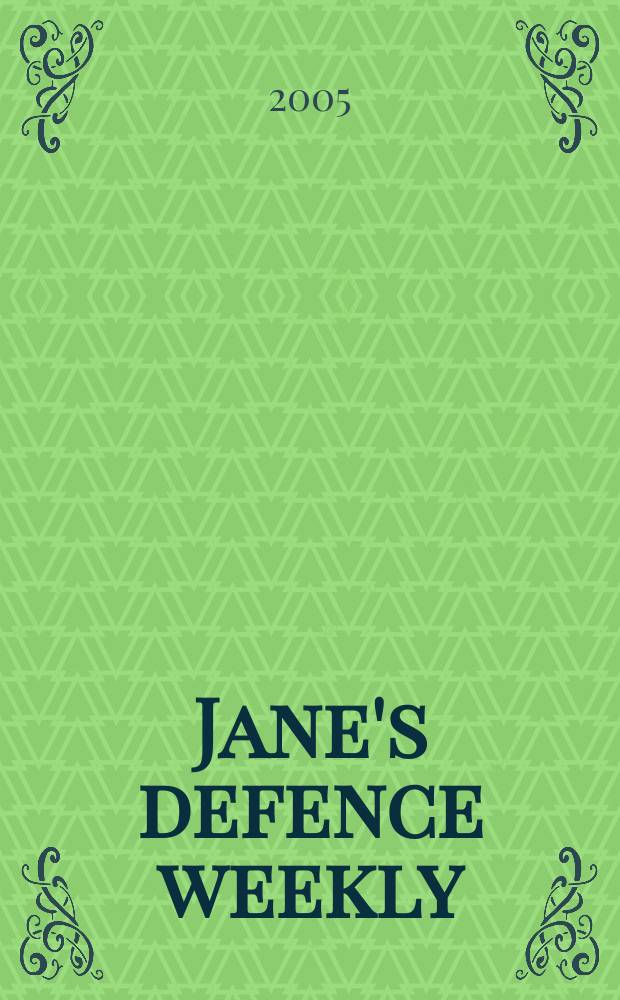 Jane's defence weekly : An intern. Thomson publ. Vol.42, №5