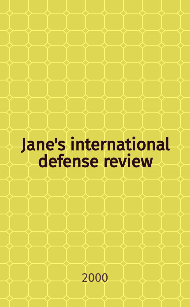 Jane's international defense review : Jane's IDR. Vol.33, №5