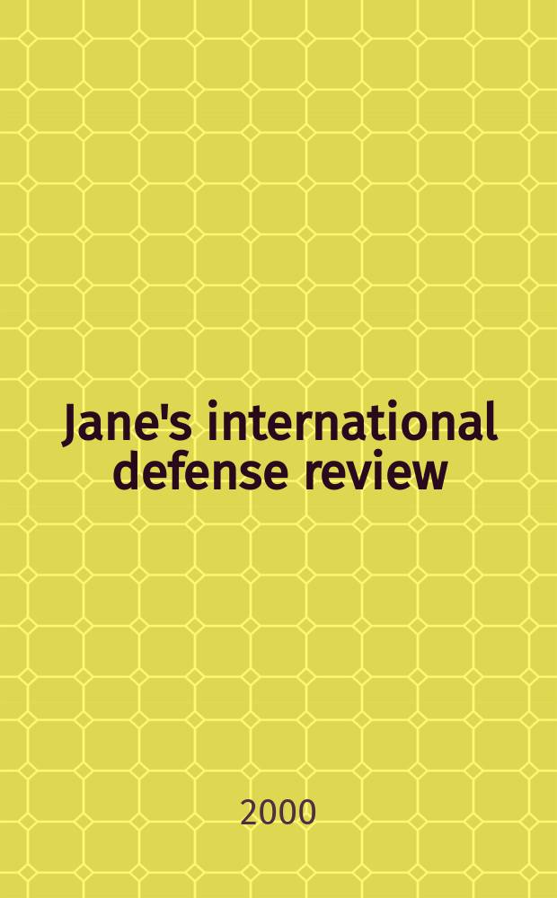 Jane's international defense review : Jane's IDR. Vol.33, №5