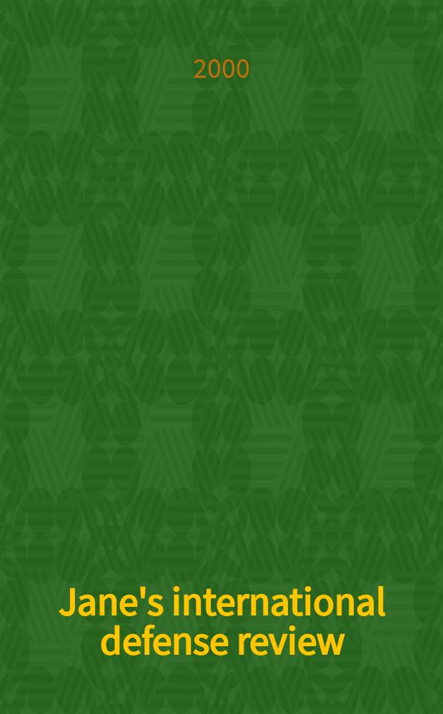 Jane's international defense review : Jane's IDR. Vol.33, №6