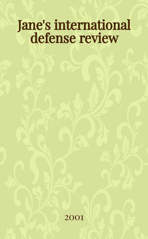 Jane's international defense review : Jane's IDR. Vol.34, №[3]