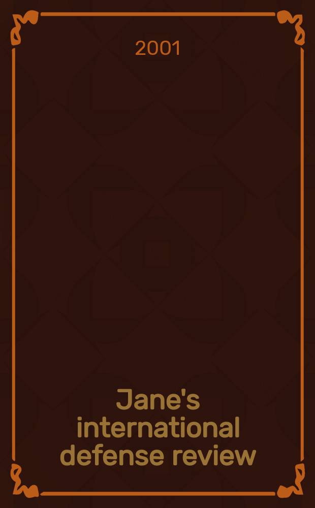 Jane's international defense review : Jane's IDR. Vol.34, №[11]