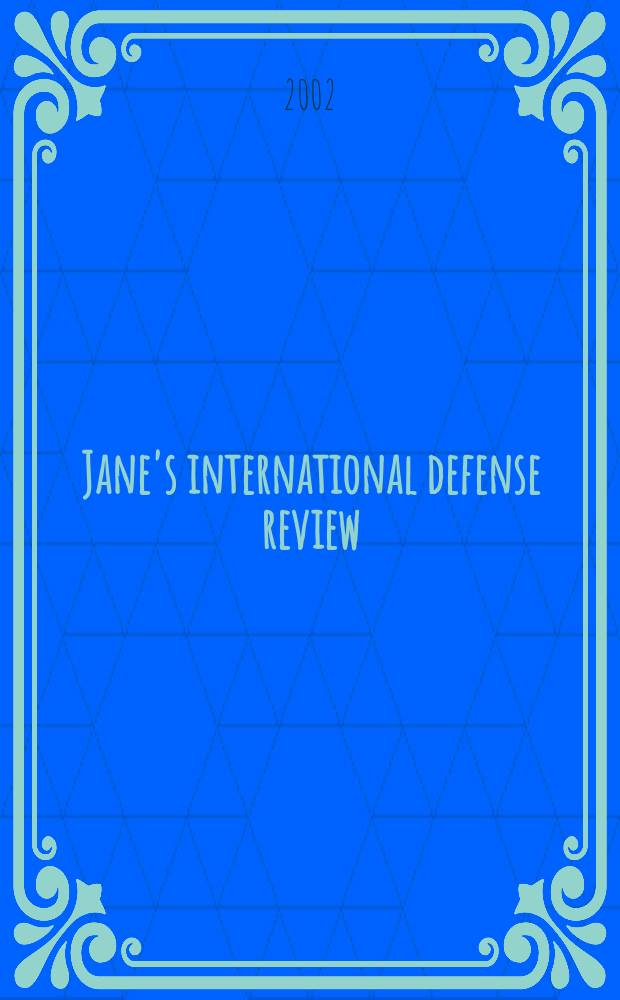 Jane's international defense review : Jane's IDR. Vol.35, September