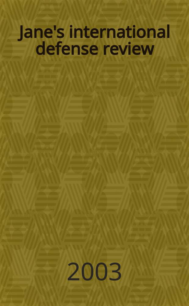 Jane's international defense review : Jane's IDR. Vol.36, May