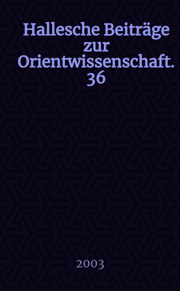 Hallesche Beiträge zur Orientwissenschaft. 36 : Die koptische Kirche in den ersten drei islamischen Jahrhunderten