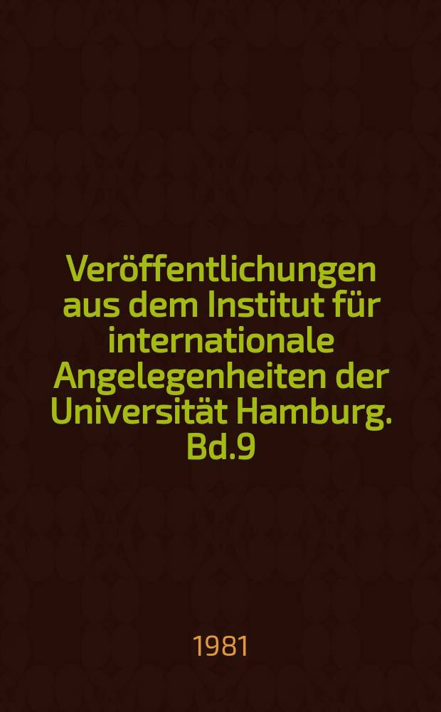 Veröffentlichungen aus dem Institut für internationale Angelegenheiten der Universität Hamburg. Bd.9 : The availability of civil remedies to protest persons