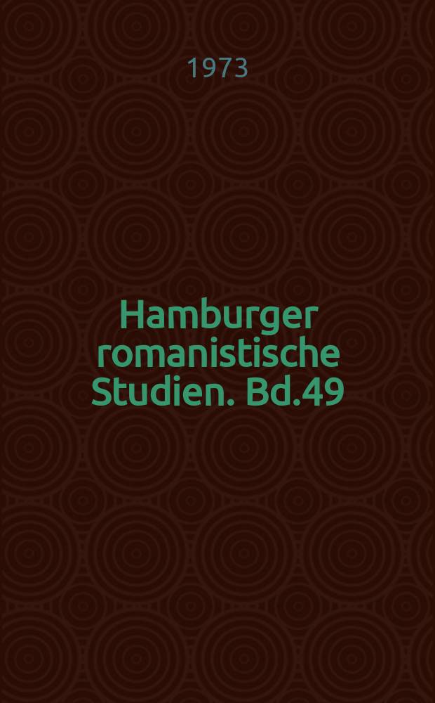 Hamburger romanistische Studien. Bd.49 : Die feindlichen Brüder von Aeschylus bis Alfieri