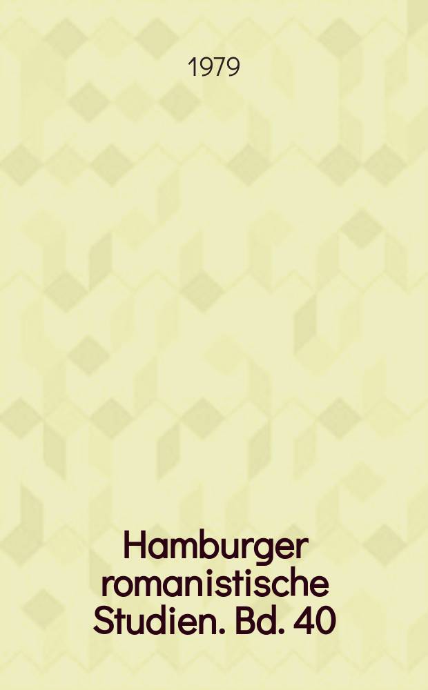 Hamburger romanistische Studien. Bd. 40 : Mística y real Babilonia