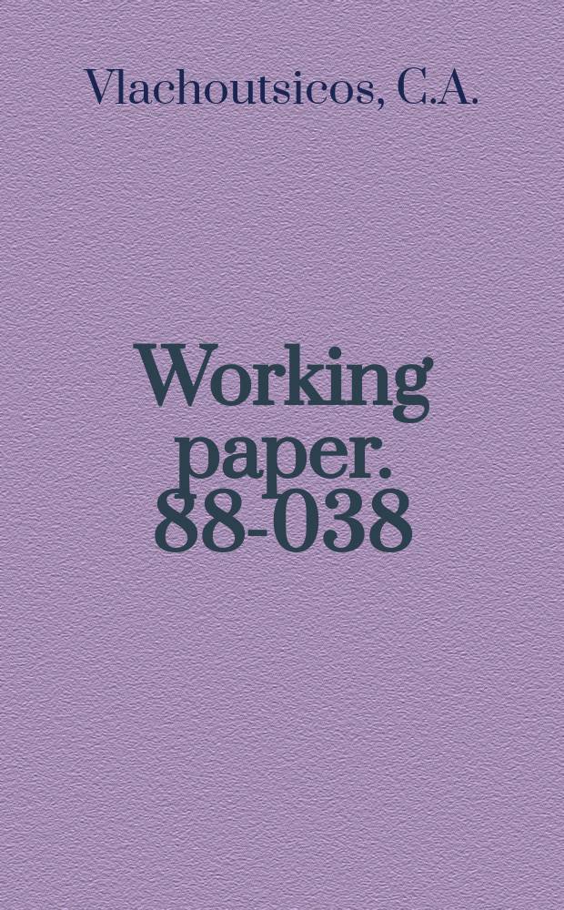 Working paper. 88-038 : What business with the Soviets?