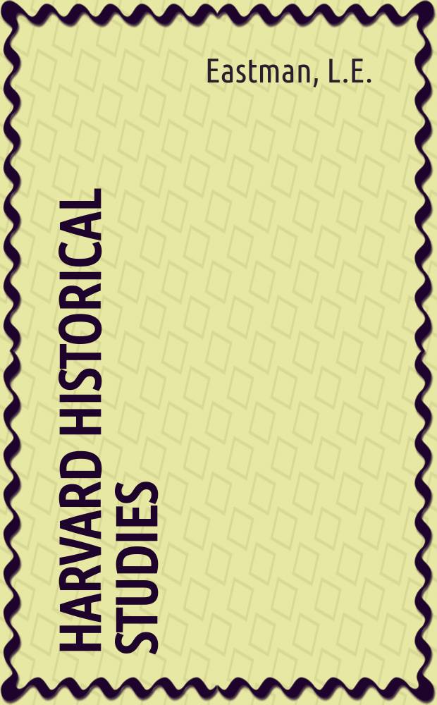 Harvard historical studies : Publ. under the direction of the Department of history from the income of the Henry Warren Torrey fund. Vol.79 : Throne and mandarins