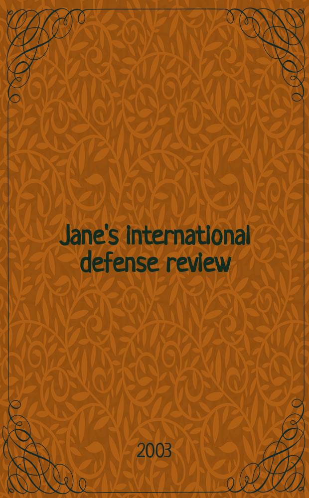 Jane's international defense review : Jane's IDR. Vol.36, July