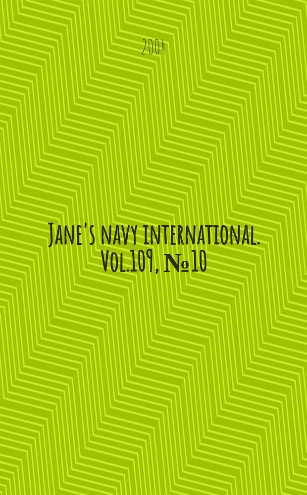 Jane's navy international. Vol.109, №10