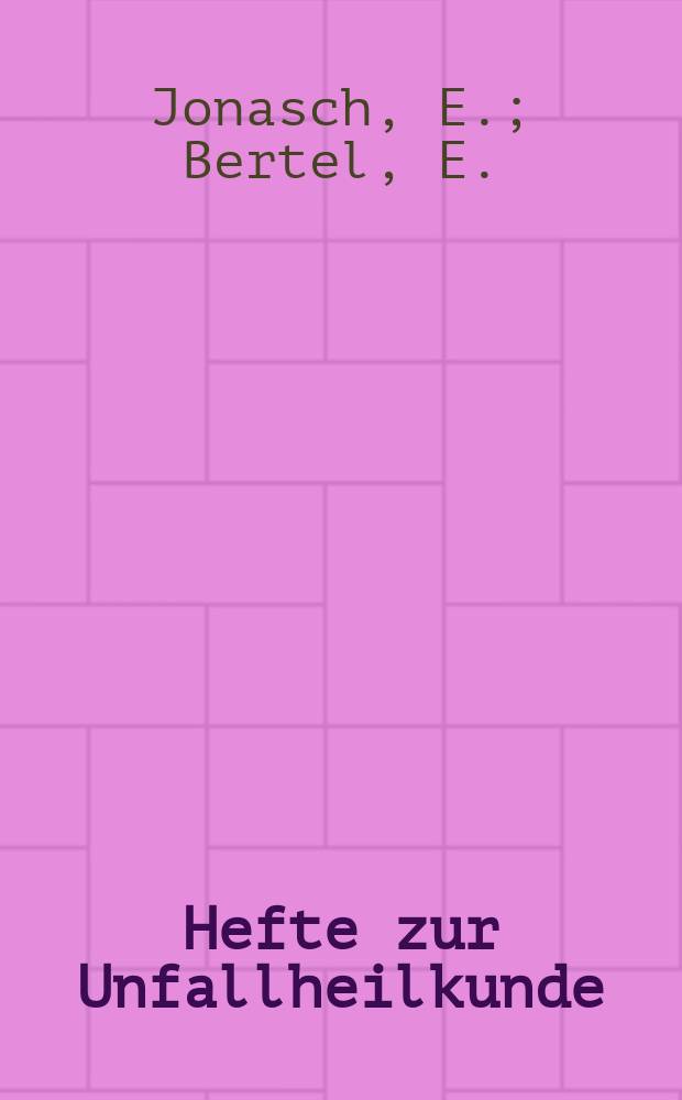 Hefte zur Unfallheilkunde : Beihefte zur "Monatsschrift für Unfallheilkunde". H.150 : Verletzungen bei Kindern bis zum 14 ...