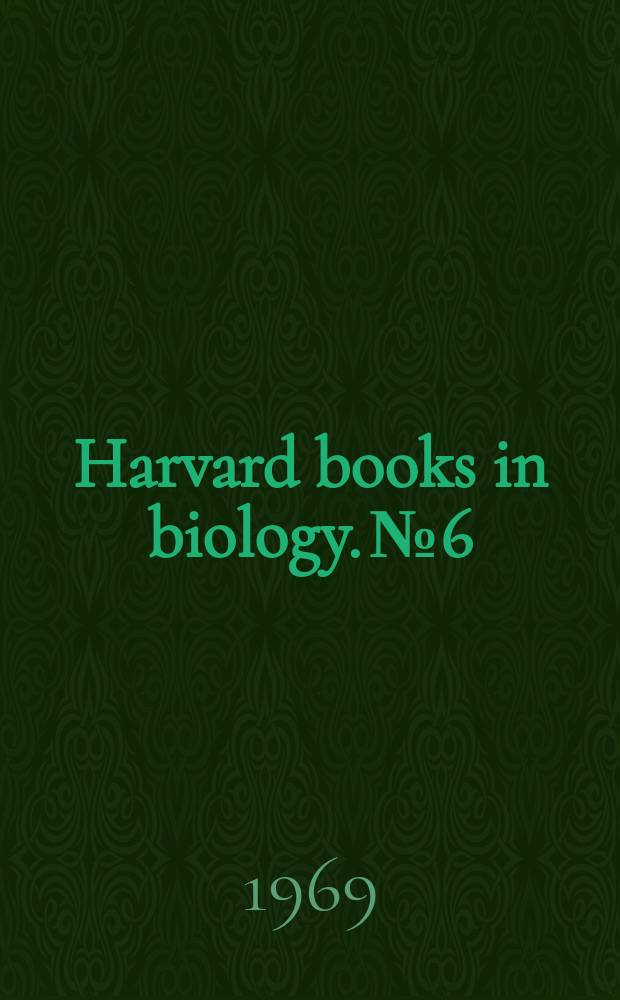 Harvard books in biology. №6 : The biology of pseudoscorpions
