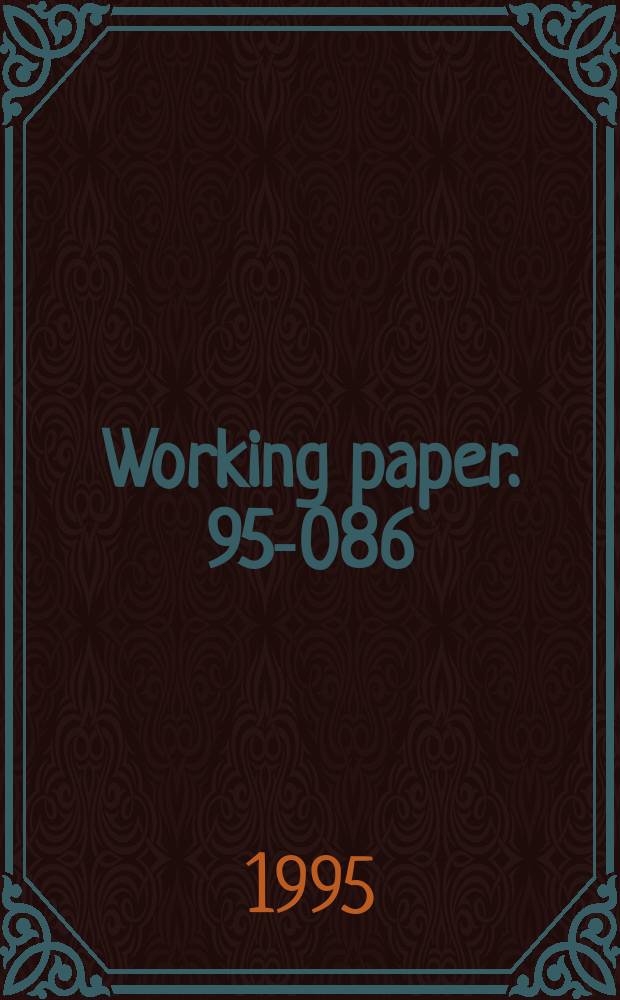 Working paper. 95-086 : The law of one price over 700 years