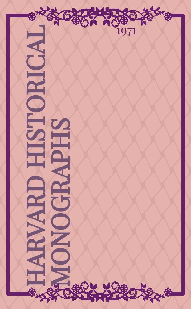 Harvard historical monographs : Publ. under the Direction of the Dep. of history ... 65 : Florentine public finances in the early Renaissance