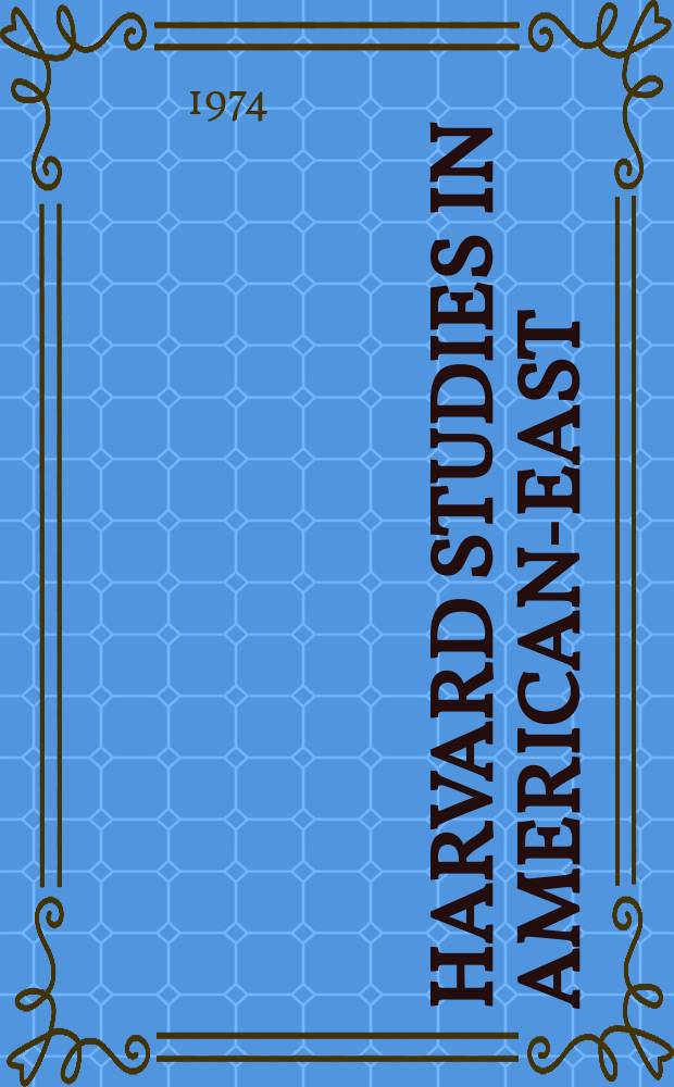 Harvard studies in American-East : Asian relations ... Spons. and ed. by the Comm. on Amer. Far Eastern policy studies of the Dep. of history at Harvard univ. 6 : The Missionary enterprise in China and America