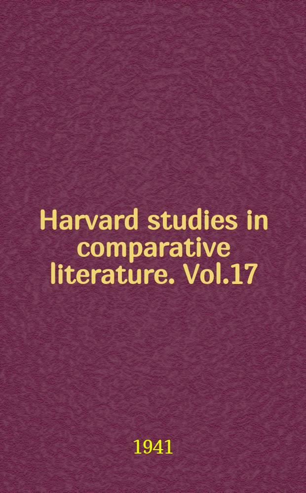 Harvard studies in comparative literature. Vol.17 : Un voyageur- philosophe au XVIIIe siècle L'abbé Jean-Bernard