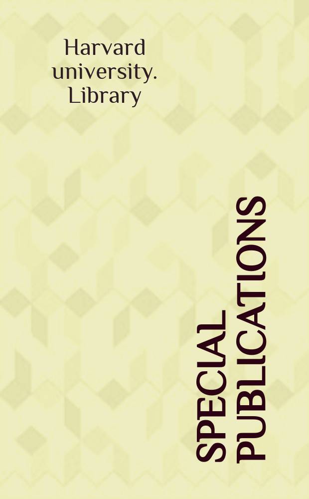 Special publications