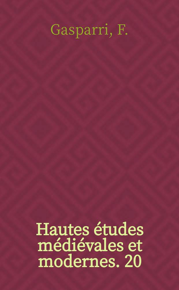 Hautes études médiévales et modernes. 20 : L'Écriture des actes Louis VI, Louis VII ...