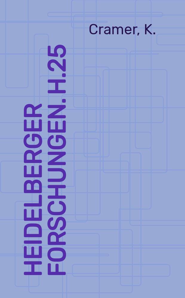 Heidelberger Forschungen. H.25 : Nicht - reine synthetische Urteile a ...