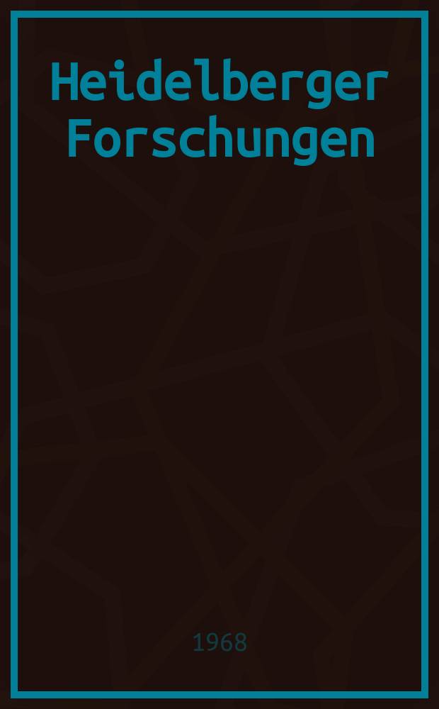 Heidelberger Forschungen
