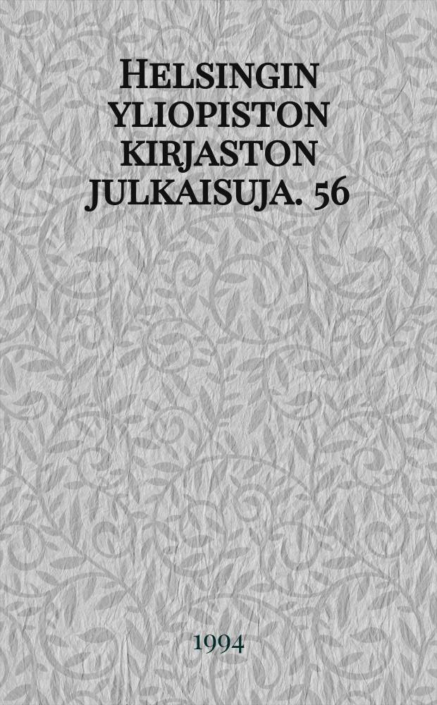 Helsingin yliopiston kirjaston julkaisuja. 56 : Annotated catalogue of the Japonica Collection [of] Helsinki University library