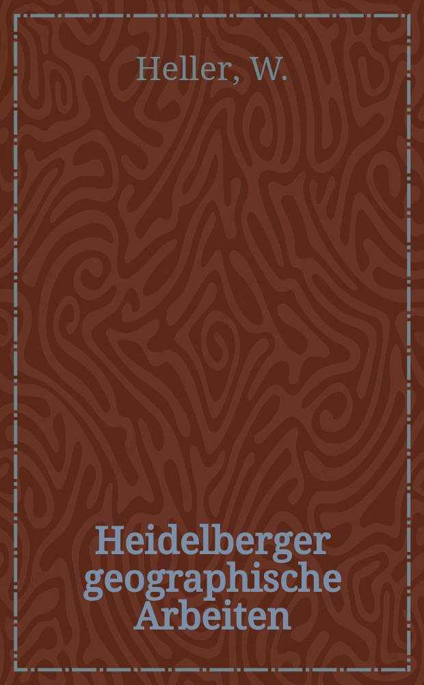 Heidelberger geographische Arbeiten : [Hrsg. von der] Geographischen Instituts der Universit&auml;t Heidelberg. H.29 : Der Fremdenverkehr im Salzkammergut