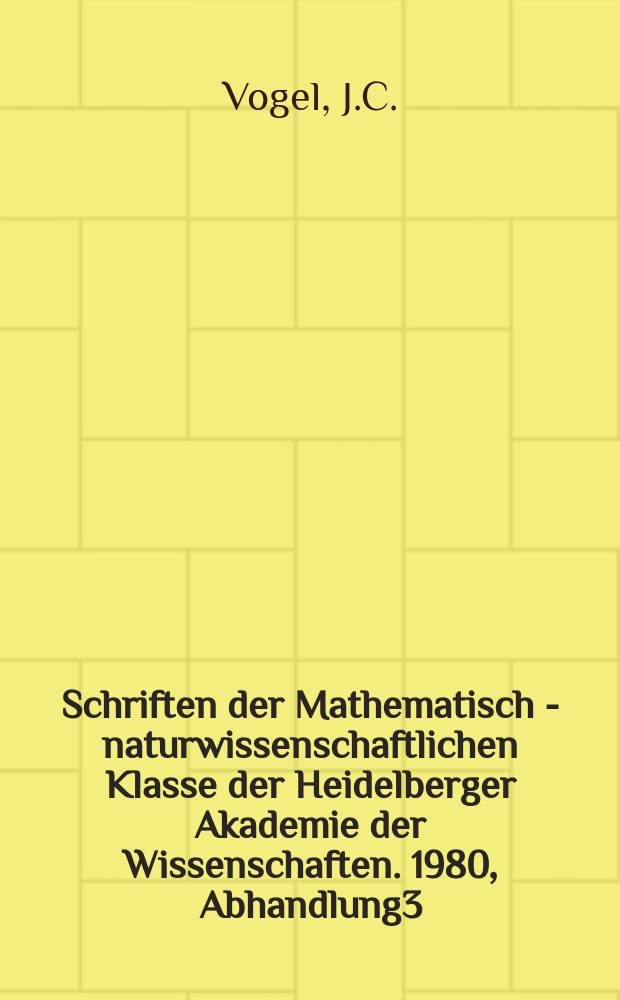 Schriften der Mathematisch - naturwissenschaftlichen Klasse der Heidelberger Akademie der Wissenschaften. 1980, Abhandlung3 : Fractionation of the carbon isotopes ...