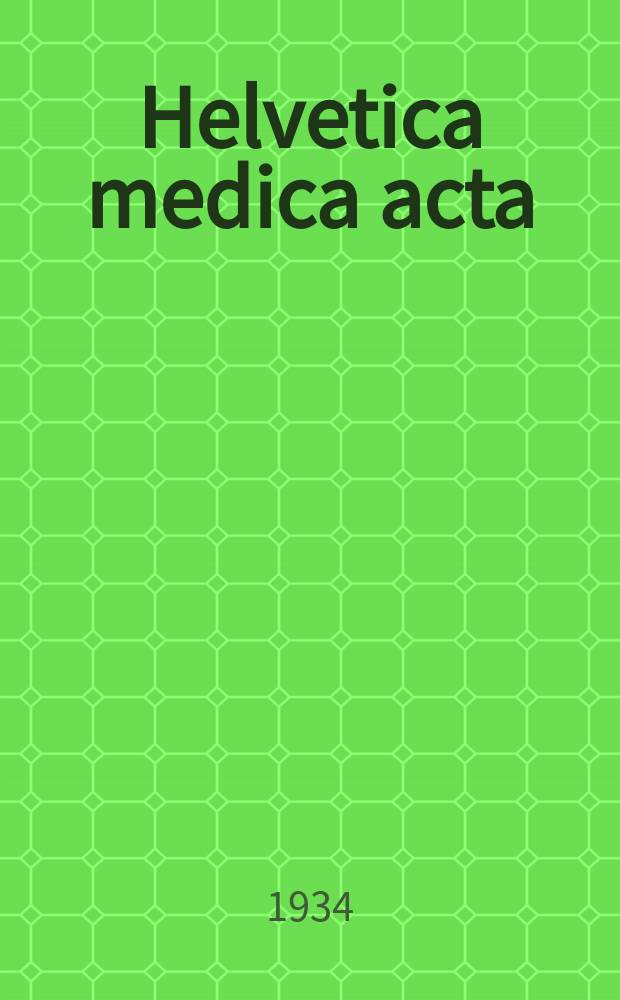 Helvetica medica acta