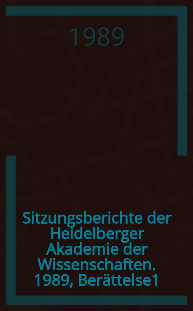 Sitzungsberichte der Heidelberger Akademie der Wissenschaften. 1989, Berättelse1 : Astrolab und Klosterreform an der Jahrtausendwende