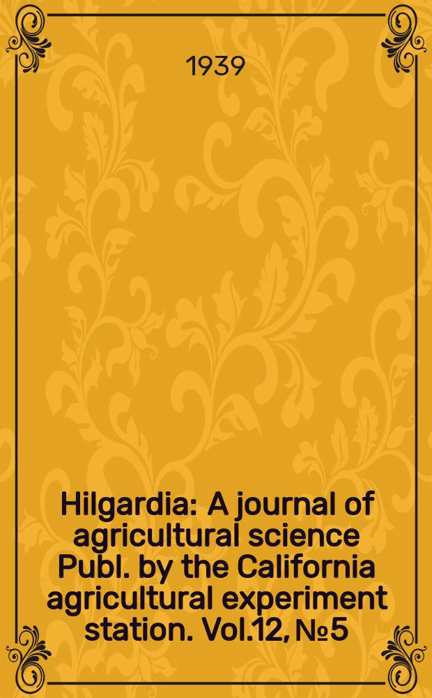 Hilgardia : A journal of agricultural science Publ. by the California agricultural experiment station. Vol.12, №5 : The use of chemical data in the prognosis of phosphate deficiency in soils. The rôle of kaolinite in phosphate fixation