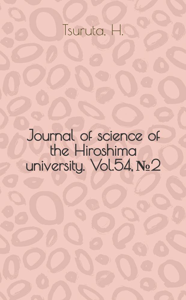 Journal of science of the Hiroshima university. Vol.54, №2 : Time-resolved X-ray scattering study using synchrotron