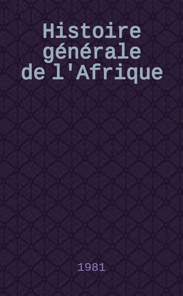 Histoire générale de l'Afrique : Études et documents. 5) : La Décolonisation de l'Afrique