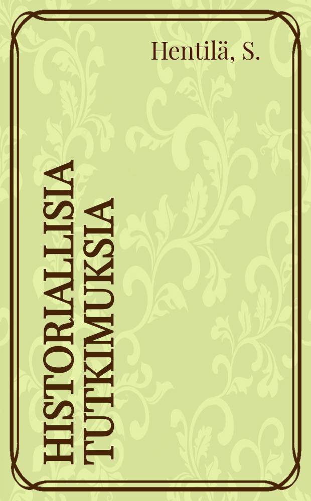 Historiallisia tutkimuksia : julkaissut Suomen historiallinen seura : Jaettu Saksa, jaettu historia